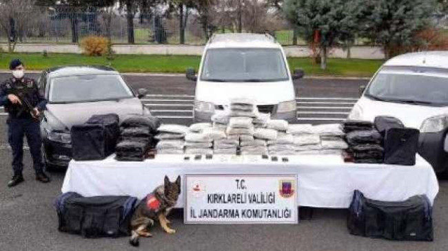 Bulgaristan’dan uyuşturucu sevkiyatına 5 gözaltı